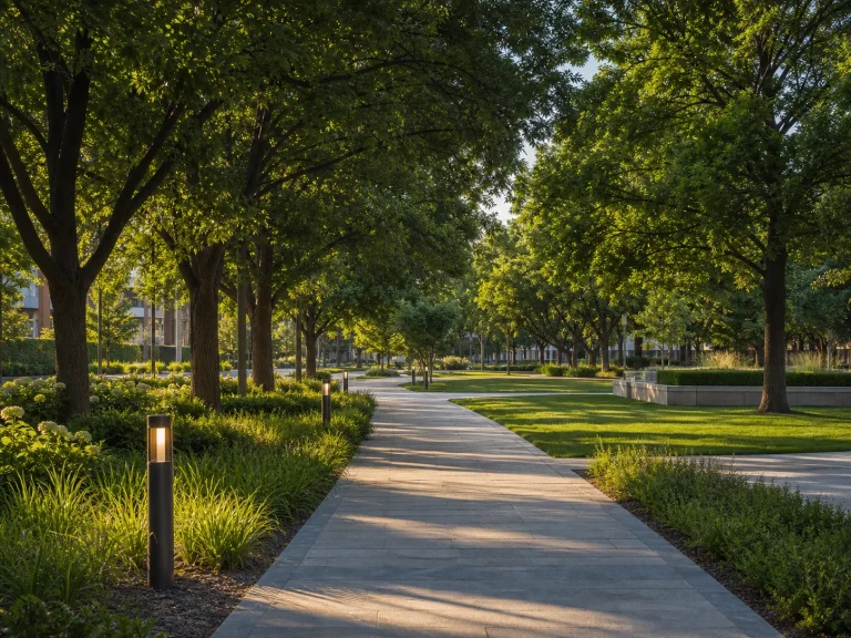 Outdoor public-space environment