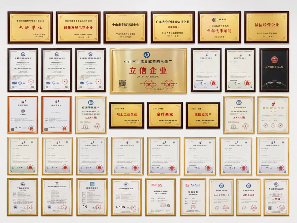 BIDE company document and recognition display wall