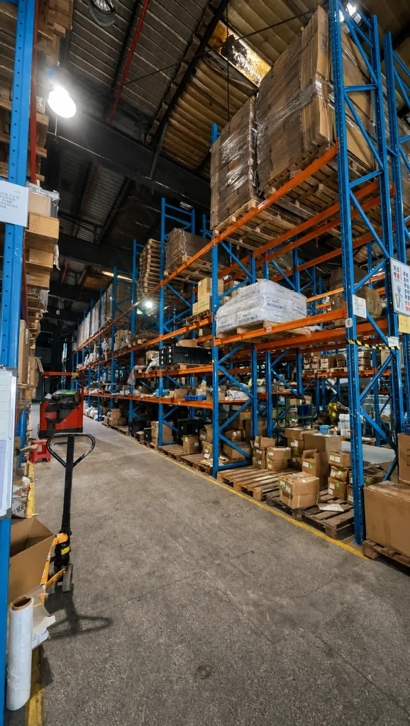 BIDE facility warehouse storage