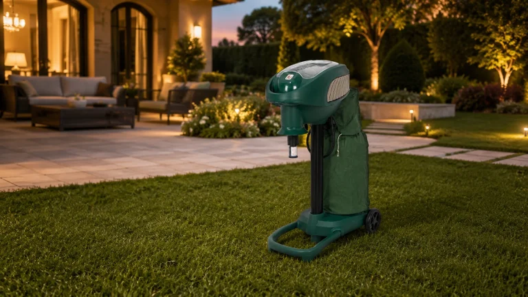 Evening garden concept for large outdoor mosquito trap applications