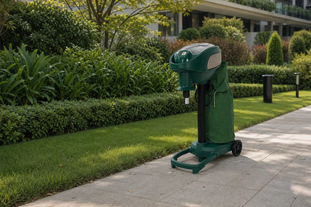 MM3300 in a hospitality garden setting