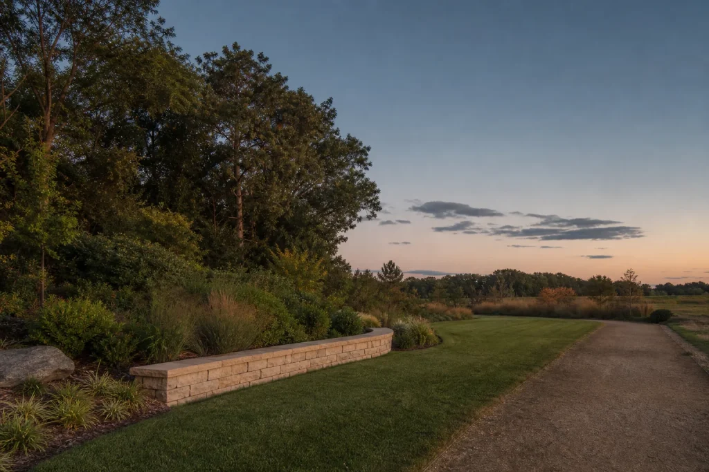 Managed green-space setting for outdoor insect control